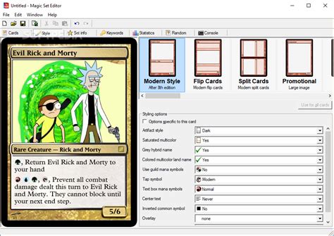 Design your own unique card game with Magic Set Editor: Download now